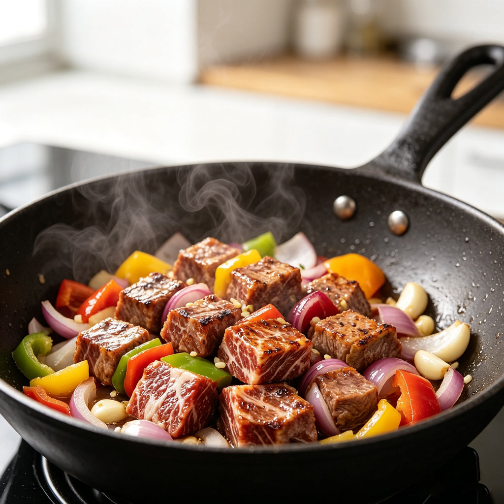 Frozen Diced Beef Cubes