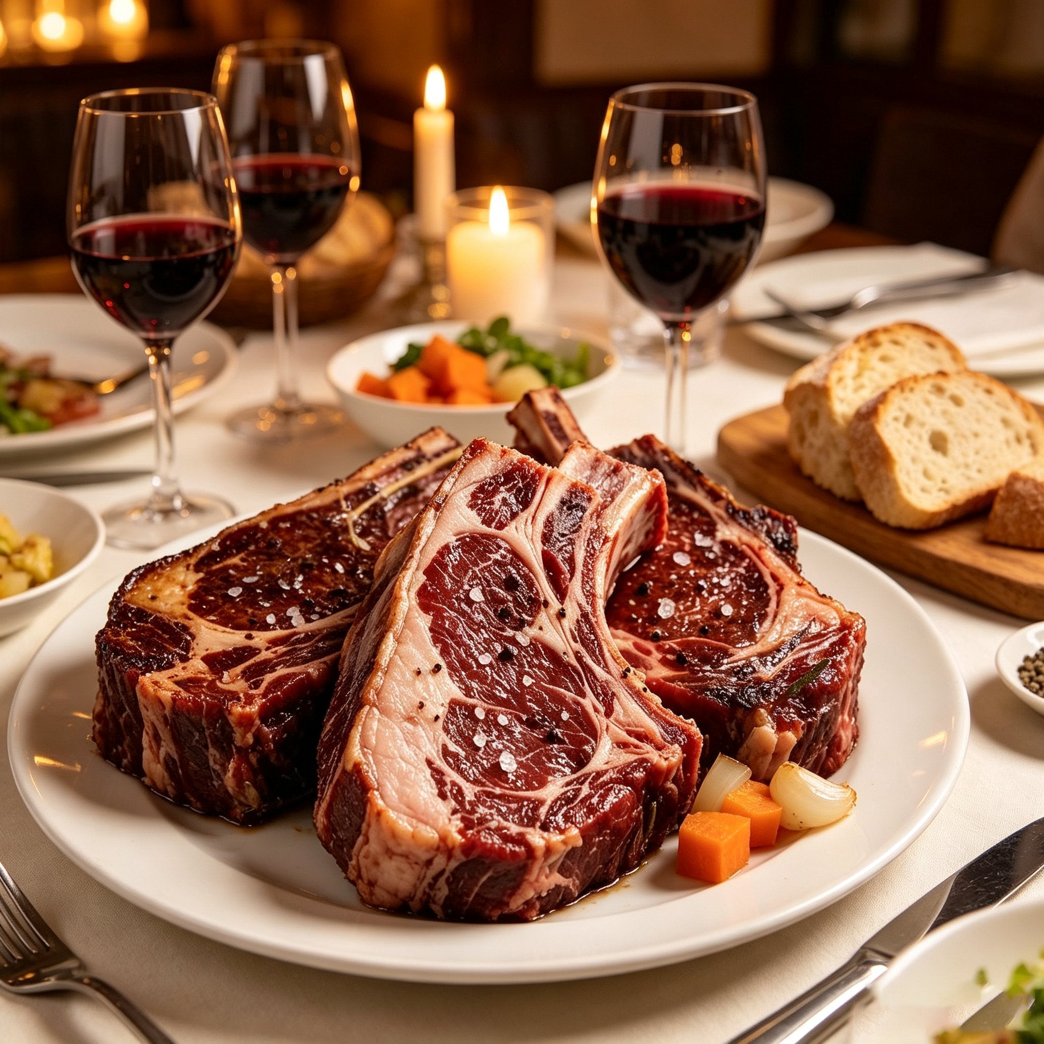 Frozen Bone in Beef Rib Steaks